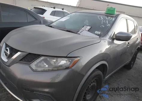 2016 Nissan Rogue S из США, поврежденный, VIN KNMAT2MT2GP733566